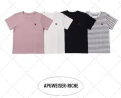 Apuweiser-riche ノベルティ ハート刺繍Tシャツ 限定 ピンクのサムネイル