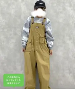 【未着用】キャンプ7 サロペット　つなぎ　アウトドア