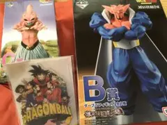 ドラゴンボール　一番くじ　ダーブラ＆ブウ＆ビジュアルスタンドの3点セット