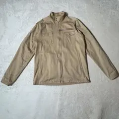 【美品】ミッシェルクランオム スタンドカラー ブルゾン ベージュ サイズ46
