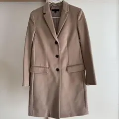 ア*ん様 ユニクロ　カシミヤ混　チェスターコート　キャメル