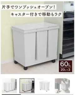 ニトリ 分別ごみ箱 キャスター付き