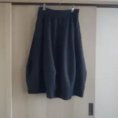 バルーンスカート ポケット付きグレー