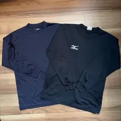 Mizuno sagear 紺　長袖アンダーシャツ　150.160.S