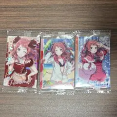 ⑦ウエハース2弾 花海咲季SR入り３枚セット 学マス 学園アイドルマスター