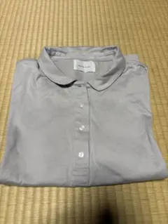 HUIS. in house ポロシャツ グレー　遠州織物