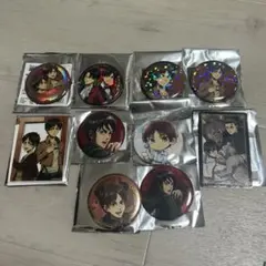 進撃の巨人 エレン 缶バッジ カード セット