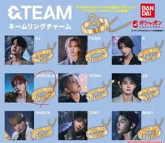 &TEAM NICHOLAS ネームリングチャーム ガチャ