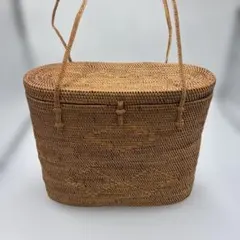 明日限定値下【アタ】バリ　カゴバッグ　アタバッグ　エスニック　アジアン　籠バッグ