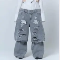 neith.tokyo デニム レッグカバー付きDark Blue - メルカリ