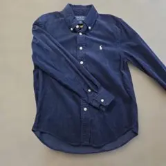 Polo Ralph Lauren ネイビー 長袖シャツ S（8）