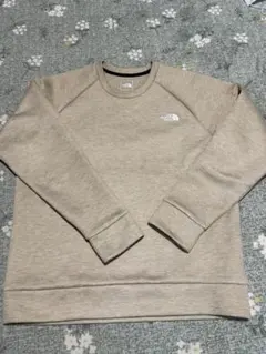 THE NORTH FACE ベージュ クルーネック スウェット