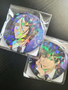 REBORN! 玉座 くじ ホログラム缶バッジ 六道骸 雲雀恭弥