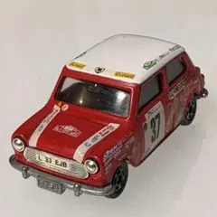トミカ ミニクーパー トラフィック特注 モンテカルロラリー 144 トミカミニクーパー 英国TRAFFIC モンテカルロラリー仕様 赤／白