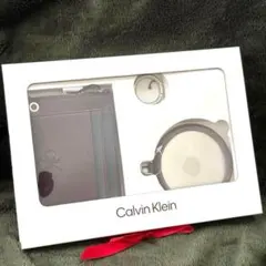 新品 Calvin Klein ギフトセット カードケース ミラー　ワインレッド