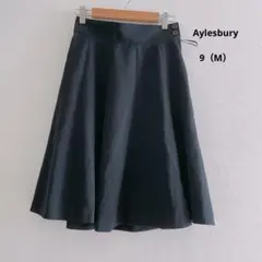 アリスバーリー Aylesbury 黒 フレアスカート 9号 M相当