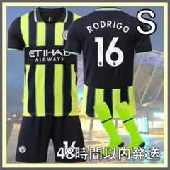 Sサイズ 24-25 マンチェスターシティ ロドリ サッカーユニフォーム