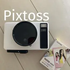 Pixtoss インスタントカメラ C1020 ホワイト&訳ありフィルム