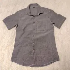 半袖シャツ　Mサイズ　グレイ　無地