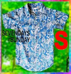 ⭐️SEVENDAYSアロハＳ❝麻100%❞を直に着て残暑を涼しく⭐️