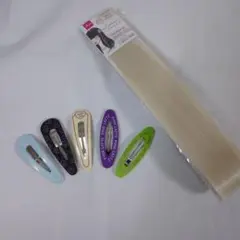 ヘアピンセット 5個入り カラフル