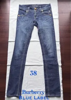 Burberry blue label ストレート デニム 38