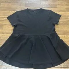 COCA エンボスペプラムトップス