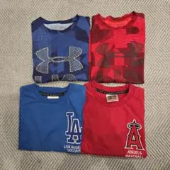【UNDER ARMOUR　&　MLB 】ベースボール　Tシャツ　4点のサムネイル