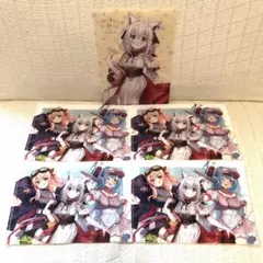 【ホロライブ】 クリアファイルA5サイズ【ファミマ】5枚セット　新品