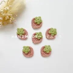 No.603 いちごモチーフ(くすみピンク)