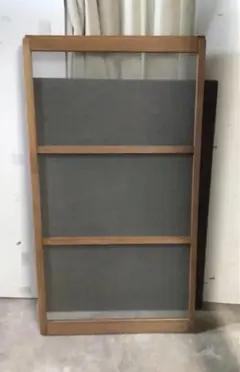 アンティーク 昭和レトロ 木製 建具 窓枠 引き戸　ガラス扉 曇りガラス　DIY アンティーク 昭和レトロ 木製 建具 窓枠 引き戸 ガラス扉 曇りガラス