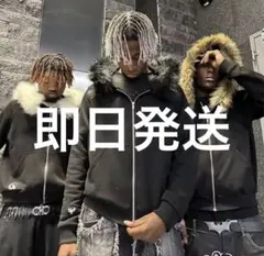 ファージップ ファーダウン短丈y2k archive opium 海外ストリート