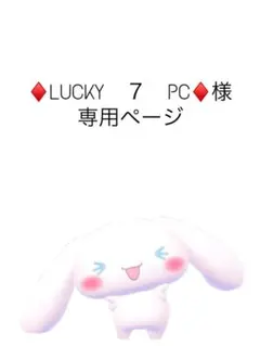 ♦LUCKY 7 PC♦様専用ページ