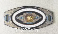 ビンテージ 木製トレイ お盆 インテリア 置物 タイ製