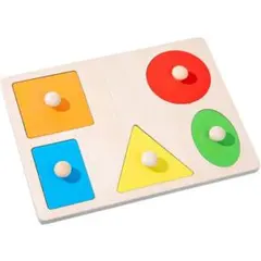 新品未開封 パズル モンテッソーリ 木製 おもちゃ カラフル 子供 玩具