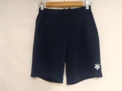 美品！デサント DESCENTE ジャージハーフパンツ　サイズM　紺のサムネイル