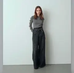 【本日限定】cygneシーニュ　ツイードマリンパンツ cedric 0