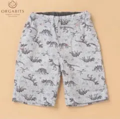 【国立科学博物館】 オーガビッツ 恐竜総柄6分丈パンツ(120cm)