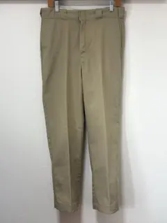 USA製 ディッキーズ チビタグ ワークパンツ ベージュ W33