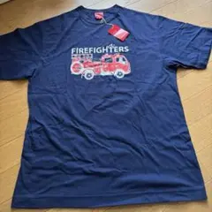 OJICO Tシャツ　メンズLサイズ　消防車のサムネイル