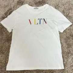 20ss VALENTINO マルチカラー Tシャツ レインボー ロゴ メンズのサムネイル