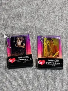 hideくじローソン・クリアスタンドB賞×2・クリアマルチケースC賞×2 セット B-2賞】LAWSON ローソン hideくじ2026 hide XJAPAN B賞 クリアスタンド