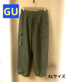 ★美品★ GU カーゴ プルオン パンツ XLサイズ