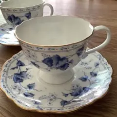 NARUMI BONE CHINA ペアカップ・ソーサーセット
