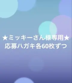 【ミッキーさん様専用】丸美屋 2026春 応募用紙 各60枚 ハガキ
