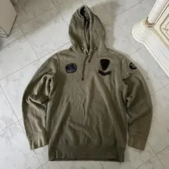 DIESEL ミリタリーワッペン　メンズパーカー　L