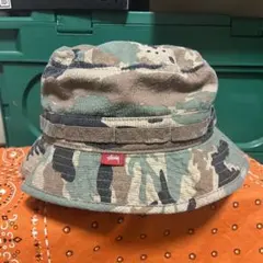 【おまけつき！】stussy 迷彩ハット　camo hat old stussy