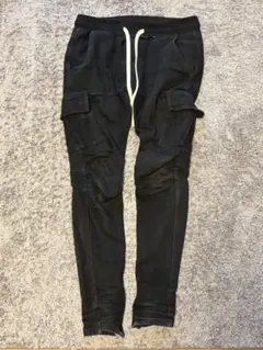 mnml カーゴパンツ ブラック Sサイズ　リックオウエンスのサムネイル
