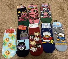 がんこちゃん　あひるのペックル　バイキンマン　タマアンドフレンズ　靴下