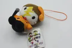 新品未使用タグ付き　ハローキティ×AAA　ぬいぐるみストラップ　オレンジ